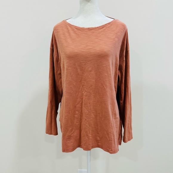 Lululemon‎ Back In Action Long Sleeve Pink Shirt Womens Relaxed Fit Large - Picture 1 of 7